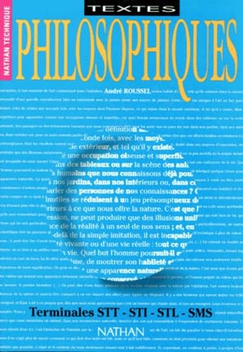 Textes philosophiques, classe terminale F / G / H 9782091764306