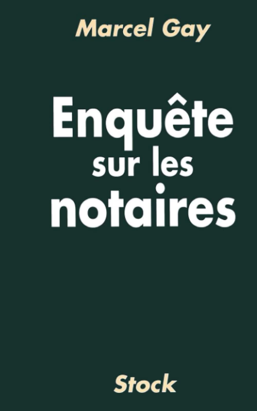 Enquête sur les notaires 9782234048188