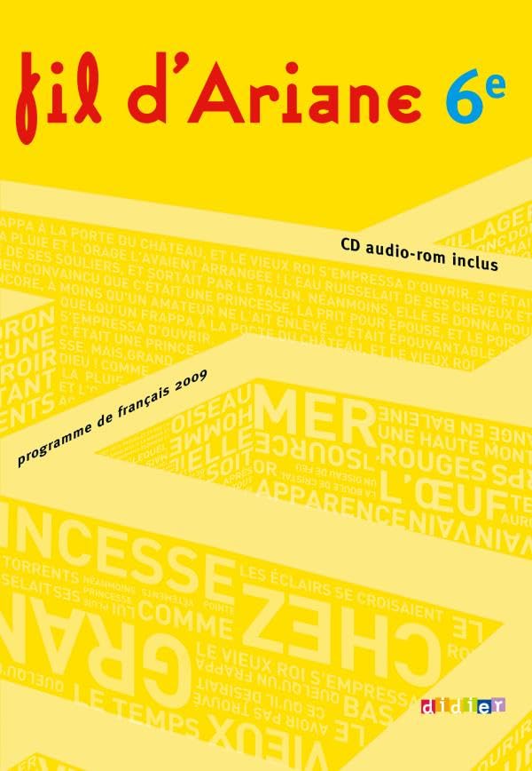 Fil d'Ariane 6e - Livre unique + CD-rom audio 9782278064458