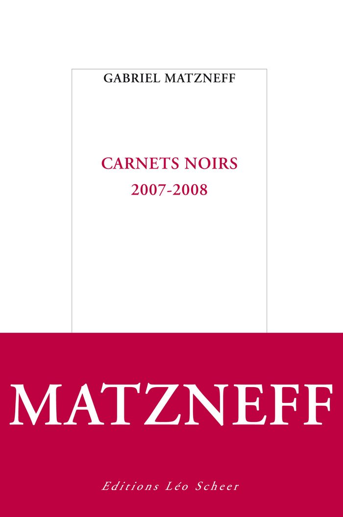 Carnets noirs: 2007-2008 9782756101811