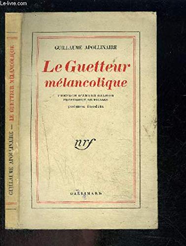 Le guetteur melancolique 9782070202072
