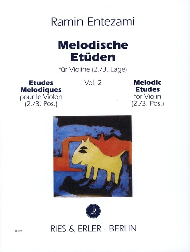 Ramin entezami : melodische etuden vol. 2 _ ries und erler musik - violon 9790013000937