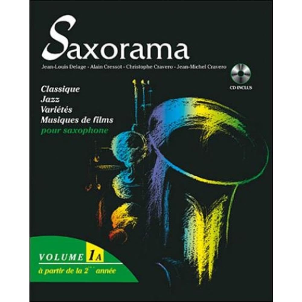Saxorama Vol 1a+CD 3554270533012