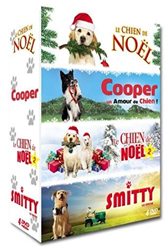 Chien n° 2 - Coffret 4 films : Le chien de Noël + Cooper, un amour de chien ! + Le chien de Noël 2 + Smitty le chien 3760121803627
