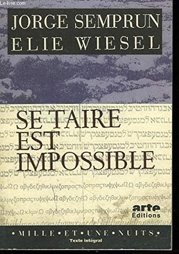 Se taire est impossible 9782842050269