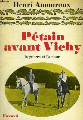 Pétain avant Vichy