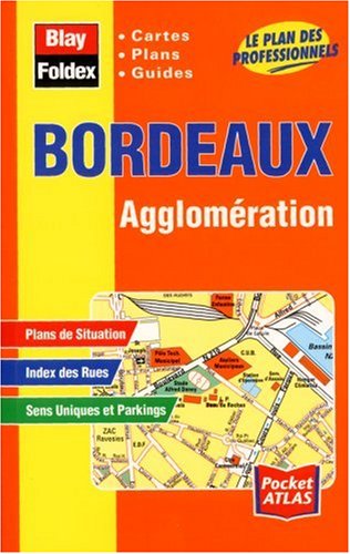 Plan de ville : Bordeaux, agglomération (avec un index) 3135560207556