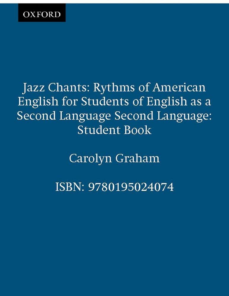 Jazz : chants 1, 2 et 3 9780195024074