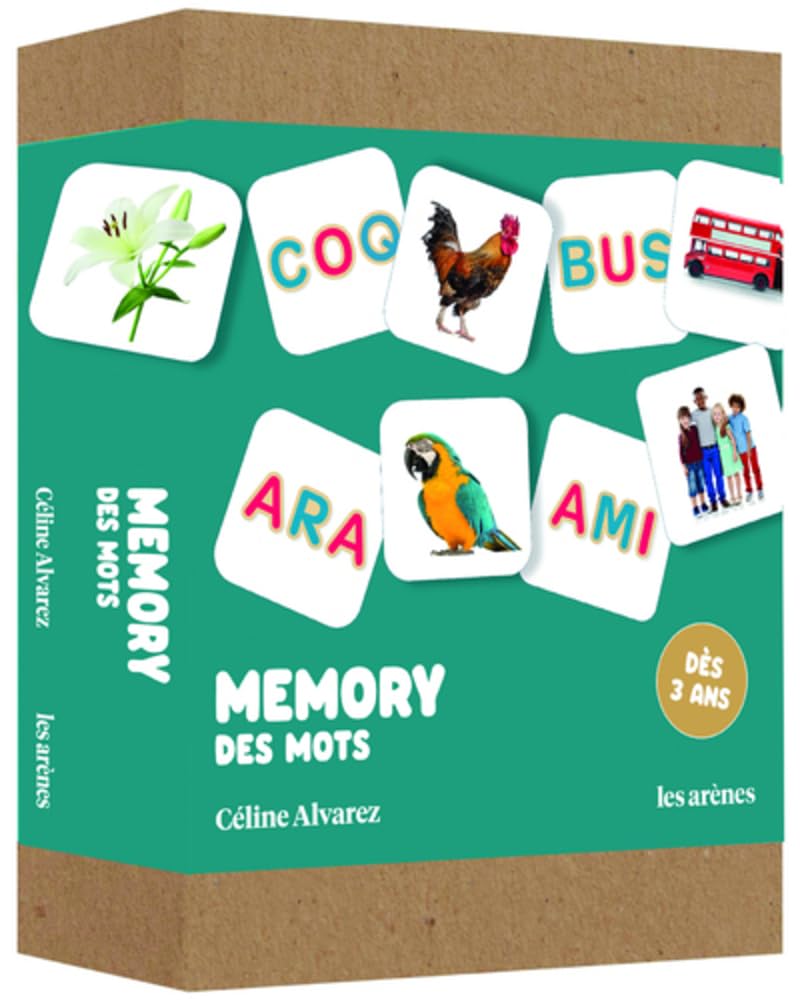 Boîte Memory des mots - Céline Alverez Les lectures naturelles 9791037511904