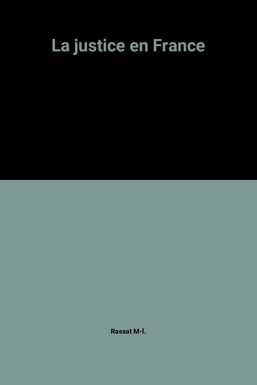 La justice en France 9782130414377