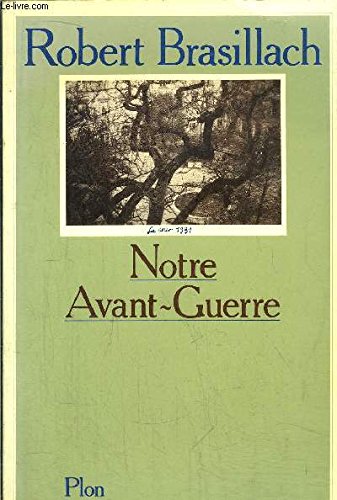 Notre avant-guerre 9782259008433
