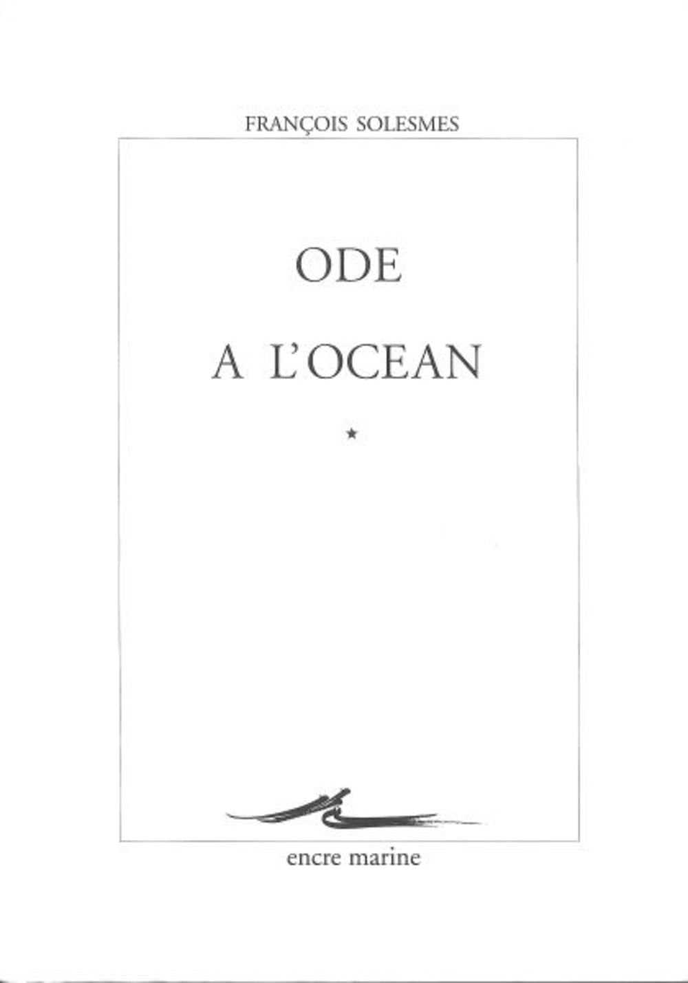 Ode à l'océan 9782909422336