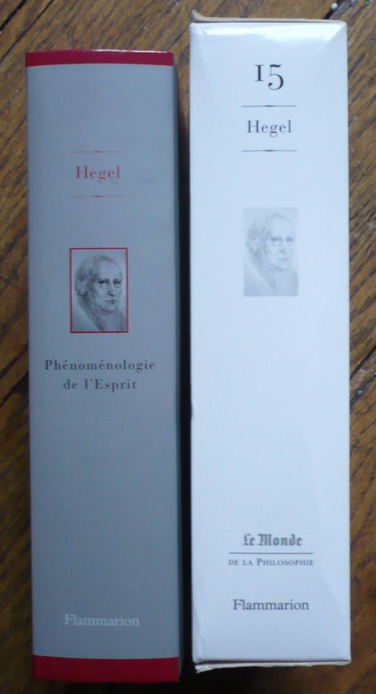 PHENOMENOLOGIE DE L'ESPRIT (MONDE) 9782081212626