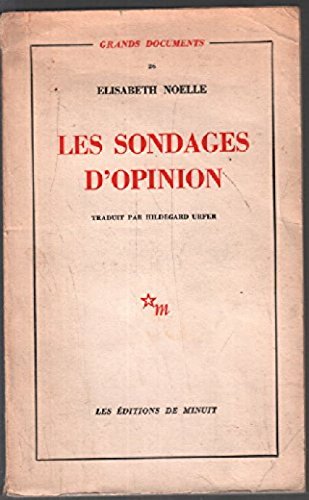 Les sondages d'opinion