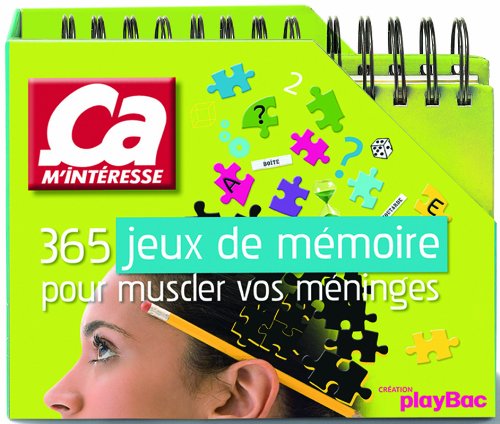 365 jeux et tests de mémoire 9782809603019