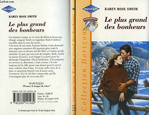 Le plus grand des bonheurs (Collection Horizon) 9782280141482