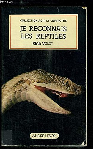 Je reconnais les reptiles 9782239100447