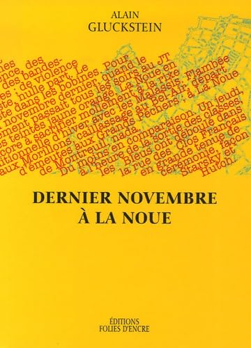 Dernier novembre à la noue 9782907337267