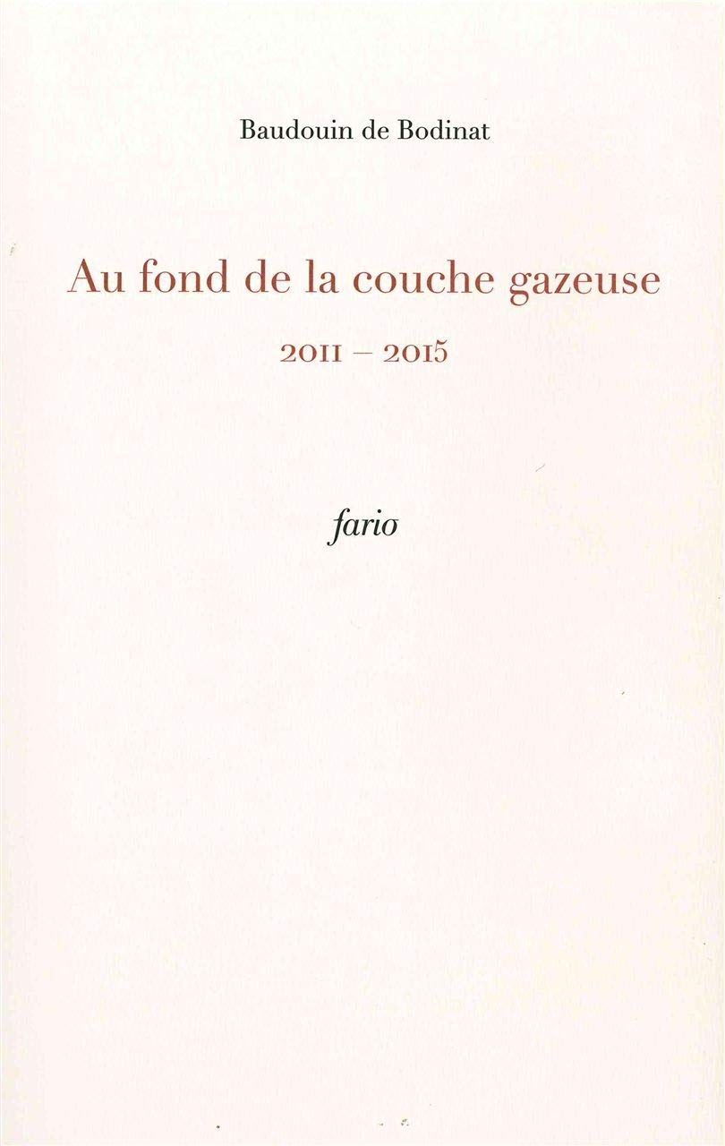 Au fond de la couche gazeuse: 2011-2015 9791091902236