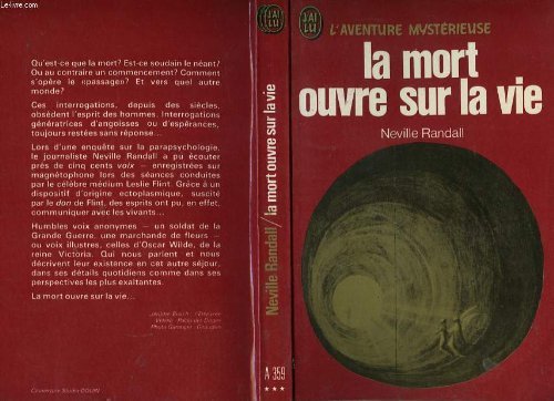 LA MORT OUVRE SUR LA VIE.