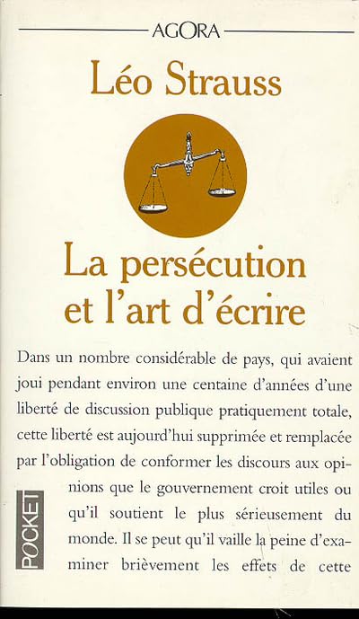 La persécution et l'art d'écrire 9782869170414