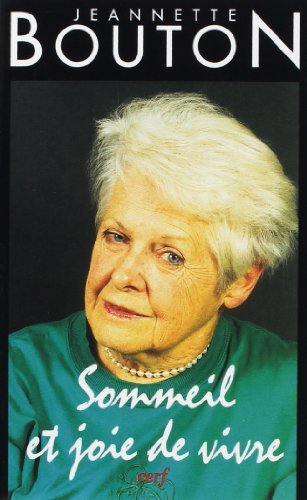 SOMMEIL ET JOIE DE VIVRE 9782204061964