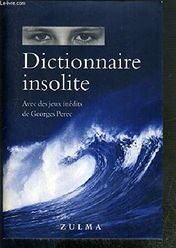 DICTIONNAIRE INSOLITE 9782843040429