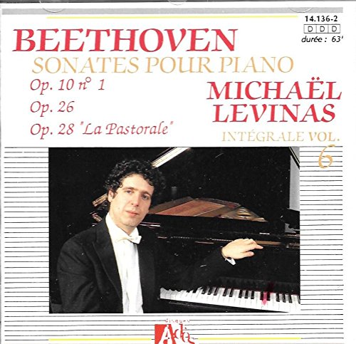 Beethoven : Sonates pour piano, Intégrale Vol. 6, Op. 10 n° 1, Op. 26, Op. 28 3129671413623