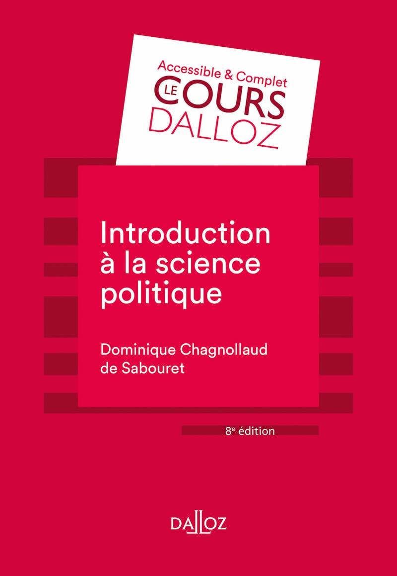 Introduction à la science politique. 8e éd. 9782247182299