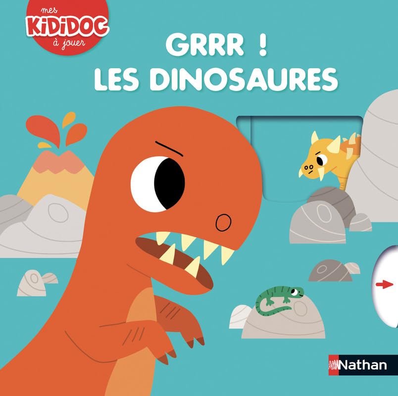 Grrr ! Les dinosaures - Kididoc Livre animé - Dès 2 ans 9782092577318