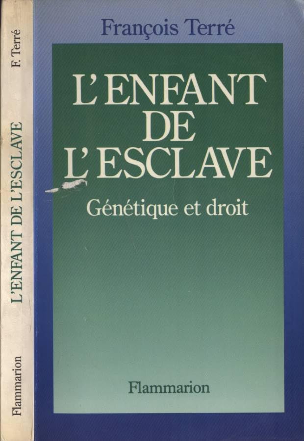 L'enfant de l'esclave genetique et droit 9782080660657
