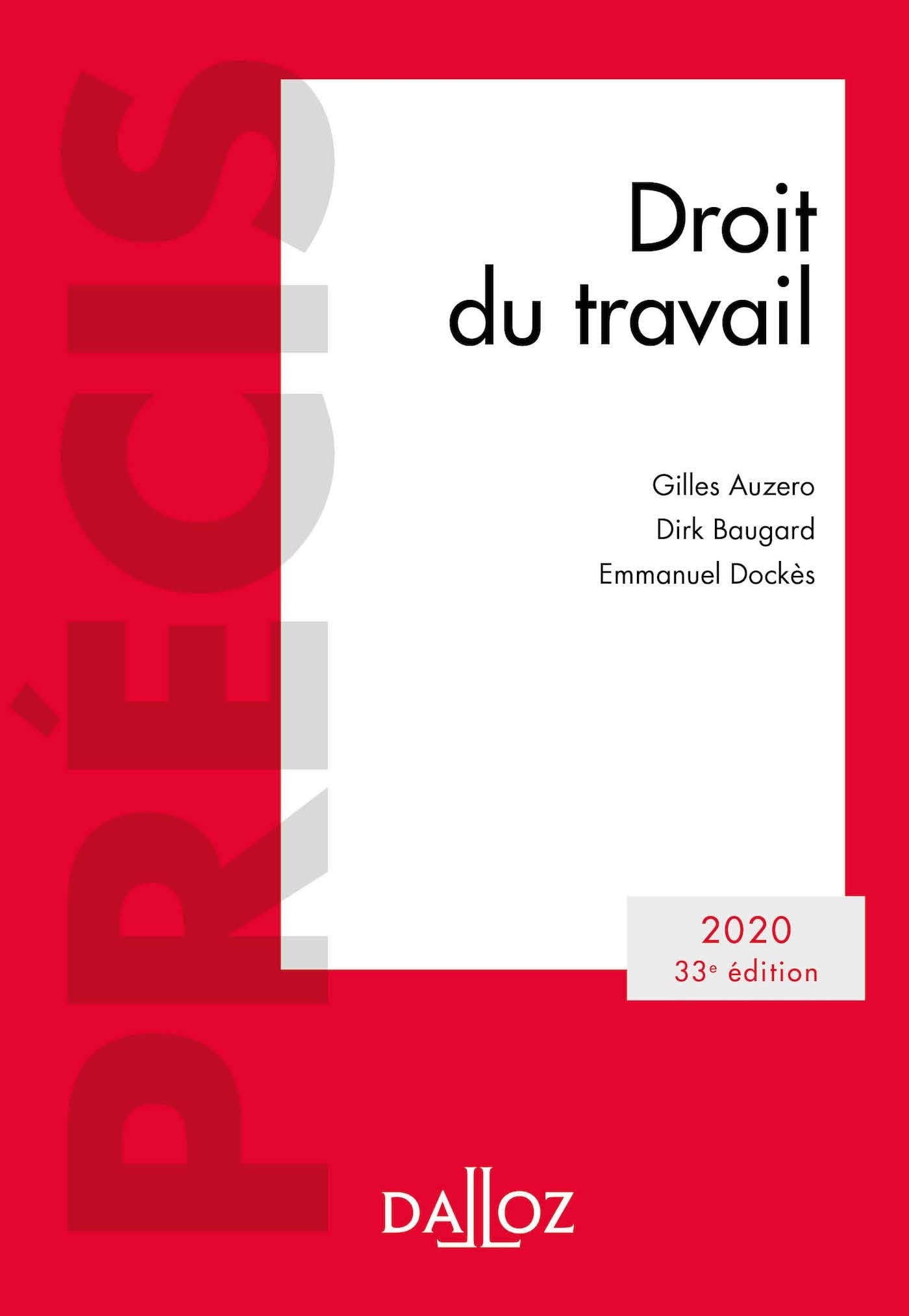 Droit du travail 9782247189519