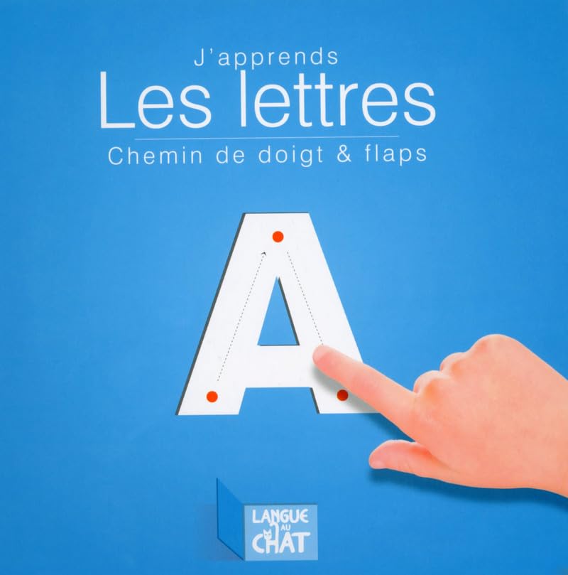 J'apprends les lettres - Chemin de doigt avec flaps 9782806305459