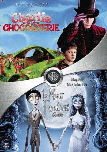 Coffret Tim Burton 2 DVD : Charlie et la chocolaterie / Les Noces funèbres 7321950829569
