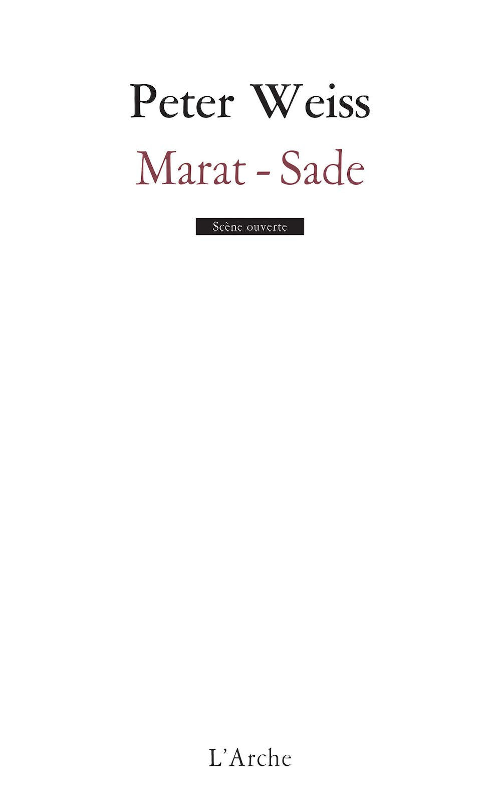 Marat-Sade 9782851814647