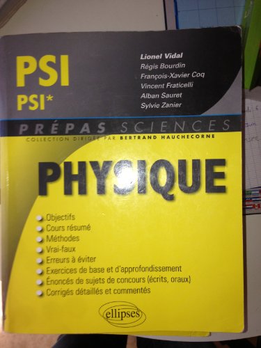 Physique PSI-PSI* 9782729860189