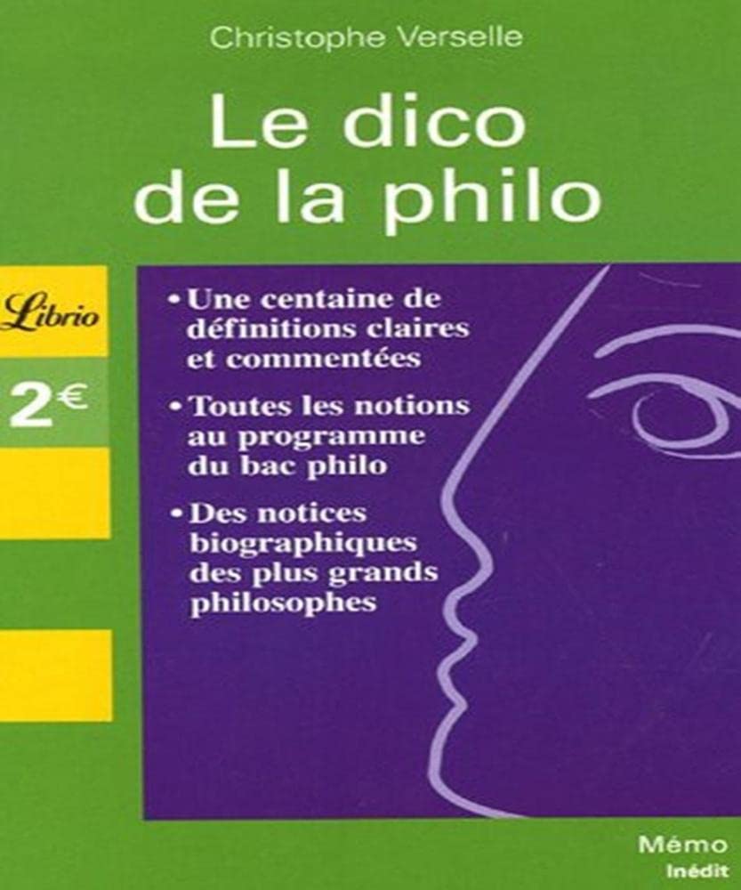 Le dico de la philo 9782290354025