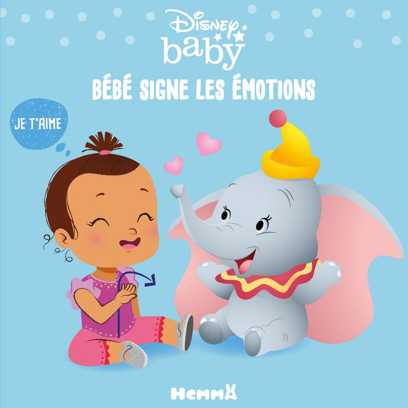 Disney Baby - Langue des signes - Bébé signe les émotions - Livre cartonné pour apprendre à signer - Bébés dès 6 mois 9782508046643
