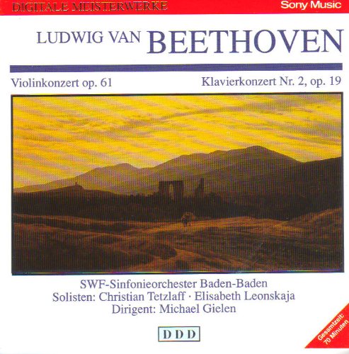 Ludwig Van Beethoven Violin Concerto op. 61/Piano concerto no. 2 4010165710085
