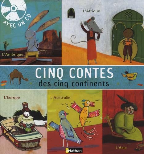 5 CONTES 5 CONTINENTS LIV + CD 9782092517154