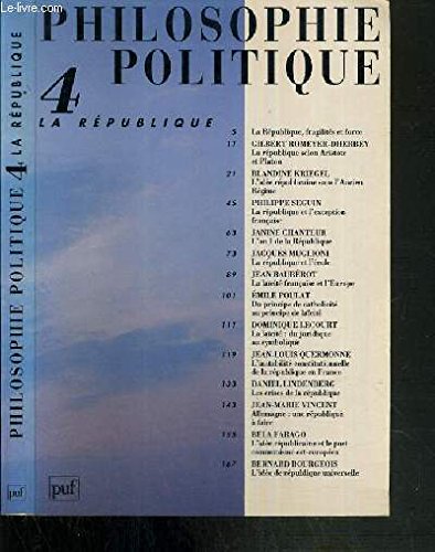 Philosophie Politique Numero 3 : L'Etranger 9782130454304