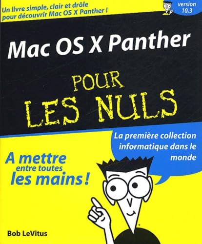 Mac OS X Panther pour les nuls 9782844275523