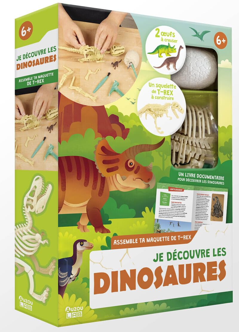 Auzou lab' - je découvre les dinosaures 9791039562102