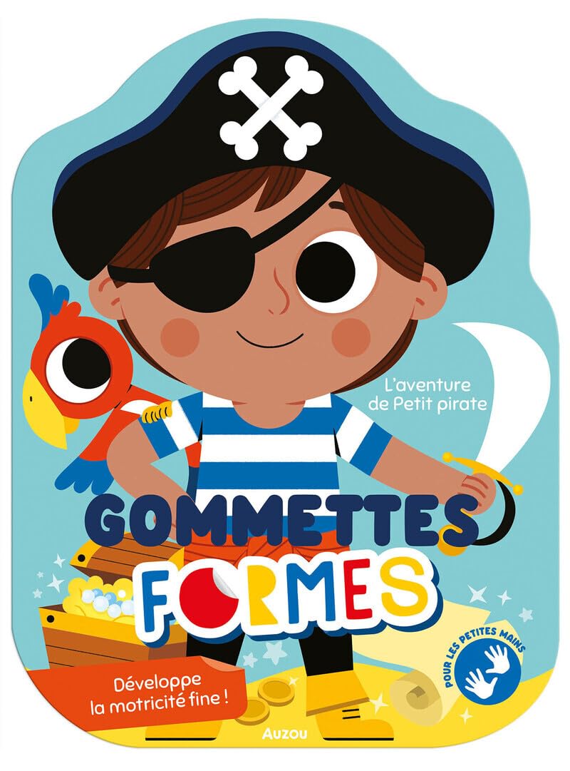 Gommettes formes - l'aventure de petit pirate 9791039552394