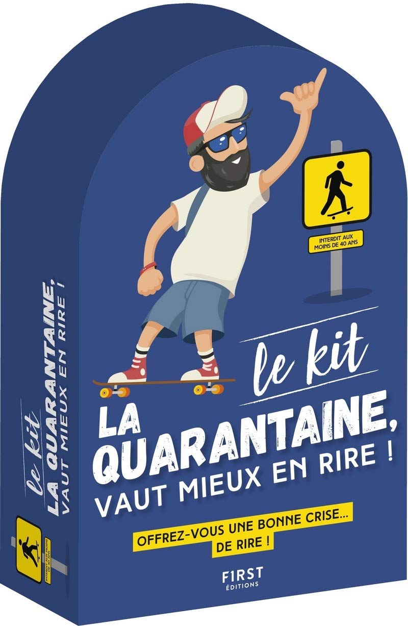 Kit La quarantaine, mieux vaut en rire ! - Offrez-vous une bonne crise...de rire ! 9782412048757