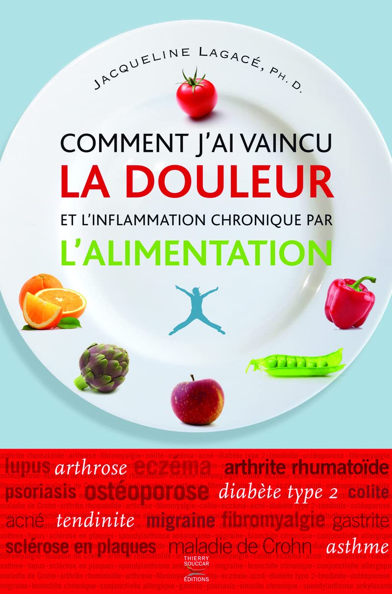 Comment j'ai vaincu la douleur et l'inflammation chronique par l'alimentation 9782365490443