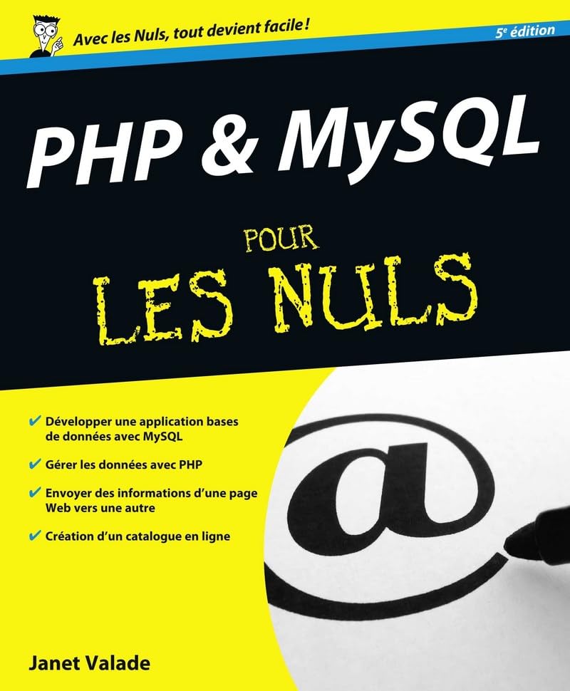 PHP et MySQL 5e Pour les Nuls 9782754019088