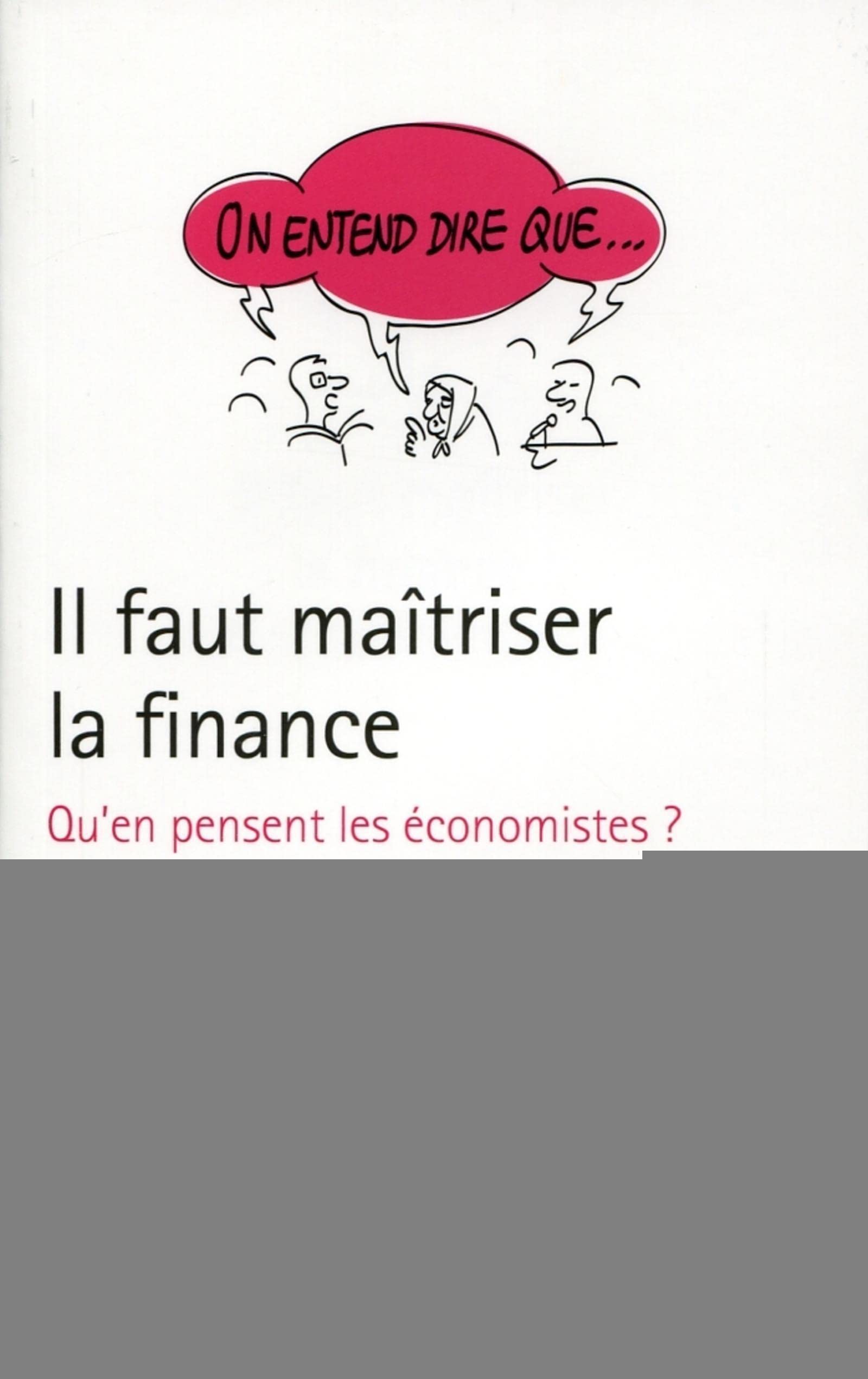 Il faut maîtriser la finance: Qu'en pensent les économistes ? 9782212553796