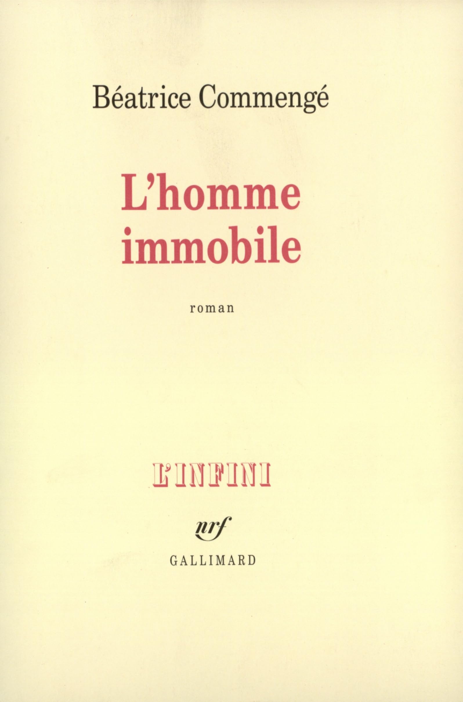 L'Homme immobile 9782070751952