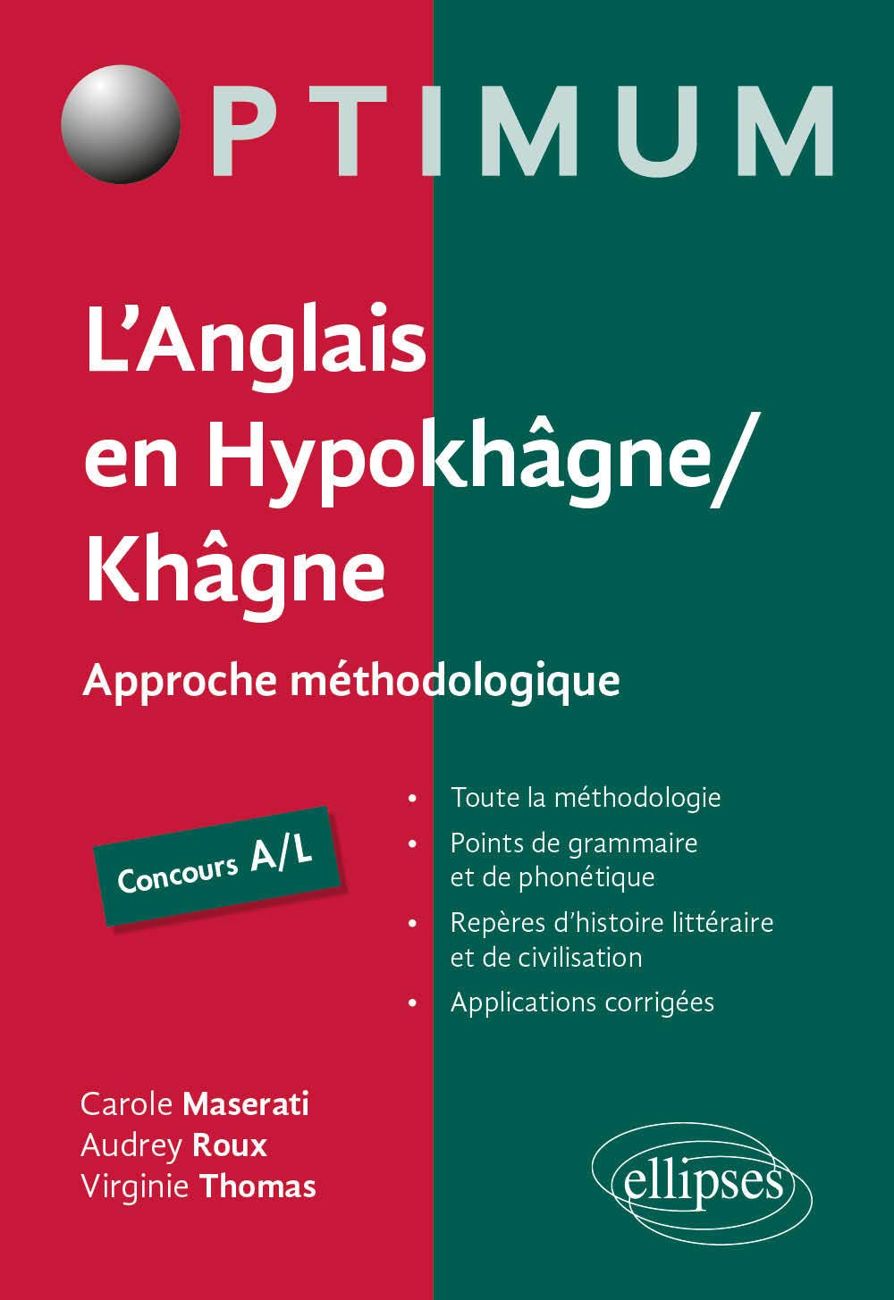 L'anglais en Hypokhâgne/Khâgne Concours A/L: Approche méthodologique 9782340036888